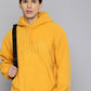 Men's Brand Logo Mustard Hooded Sweatshirt - 7988098b-b92e-4719-895e-3e7d0e71f52b1731581243893-Mens-Brand-Logo-Mustard-Hooded-Sweatshirt-5401731581243390-1 View
