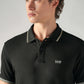 Men's Cotton Slim Fit Solid Pique Polo T shirt - 39340679-1ccb-4027-9243-f52b1e283289 View
