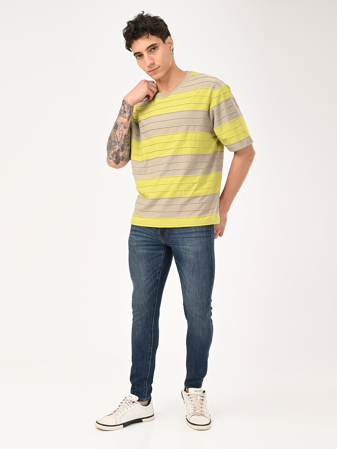 Men's Blue Skinny Fit Mid Rise Jeans - a6701089-64be-4d7b-8a97-2fc72389f1f1 View