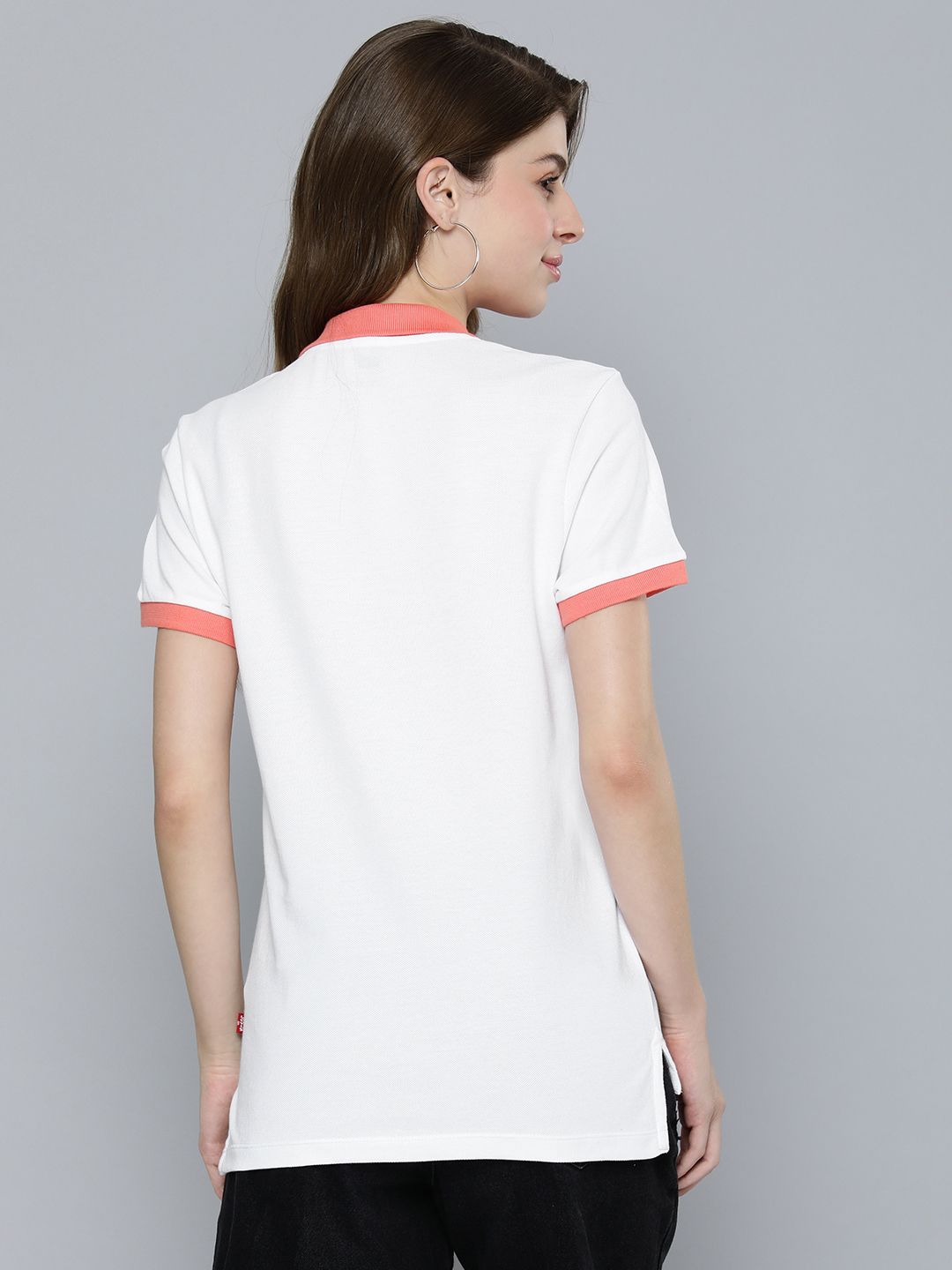 Women's Solid Polo T-shirt - 7a9b18a5670f191a15a5edb0bd54a641 View