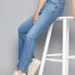 Women's 726 Blue Flared Fit High Rise Jeans - 7deb4602-b5d2-4abd-84c4-69573dce83371737538489071-Womens-High-Rise-726-Flared-Fit-Blue-Jeans-3371737538488530-1 View