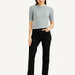 Women's Black Wedgie Straight Fit Mid Rise Jeans - 7f3d5b4f514764b3bfd2db60c3c9b1c9 View