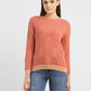 Women's Self Design Round Neck Sweater - 8cf67690-66df-4274-b982-0ac16ee95517 View