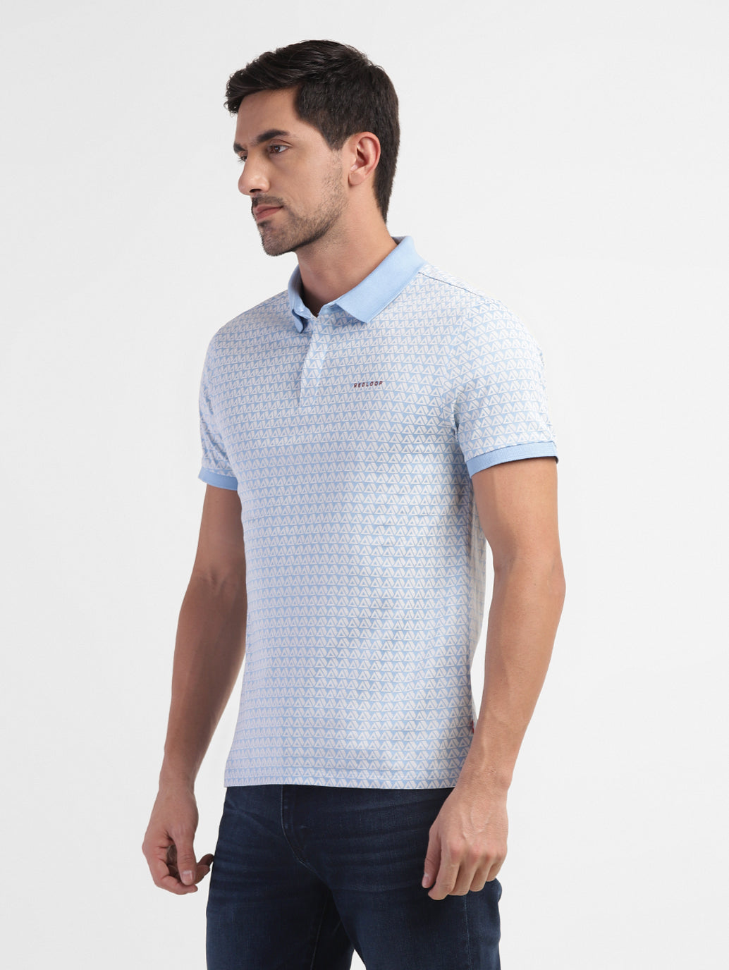 Men's Geometric Print Slim Fit T-shirt - 5eeed2d3-6ea4-4e9c-9bd2-fdf9104be1d1 View