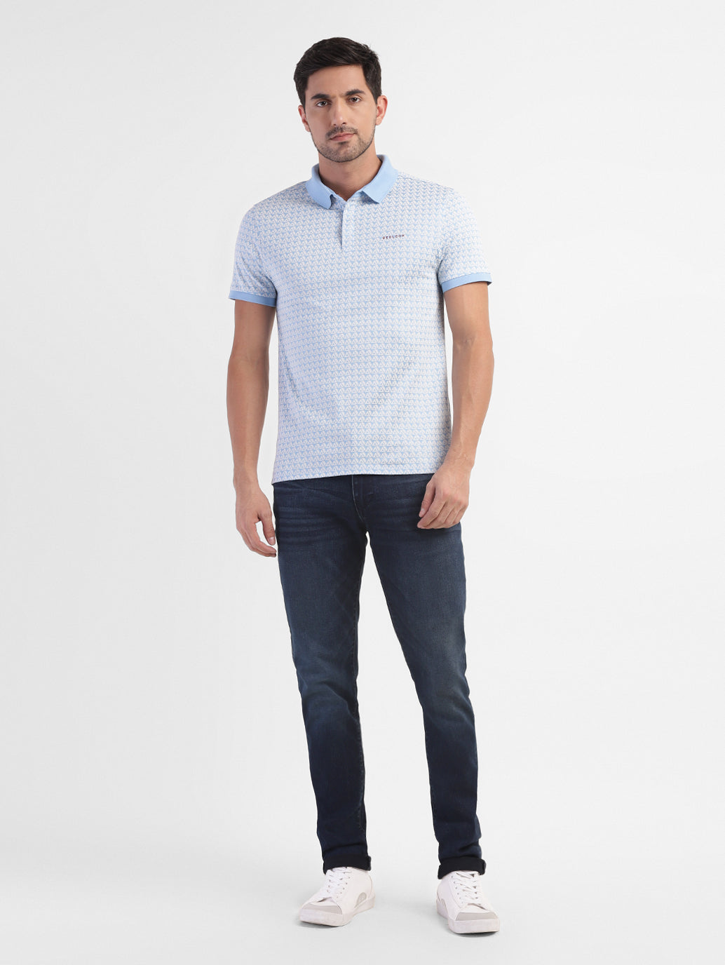 Men's Geometric Print Slim Fit T-shirt - 175a56a6-5569-4c5a-bb42-bafd65f4f8eb View