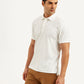 Men's Redloop Textured Slim Fit Polo T-Shirt - Styleshot View