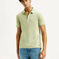 Men's Redloop Solid Light Green Slim Fit Polo T-shirt - Styleshot View