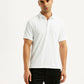 Men's Redloop White Slim Fit Polo T-shirt - Styleshot View