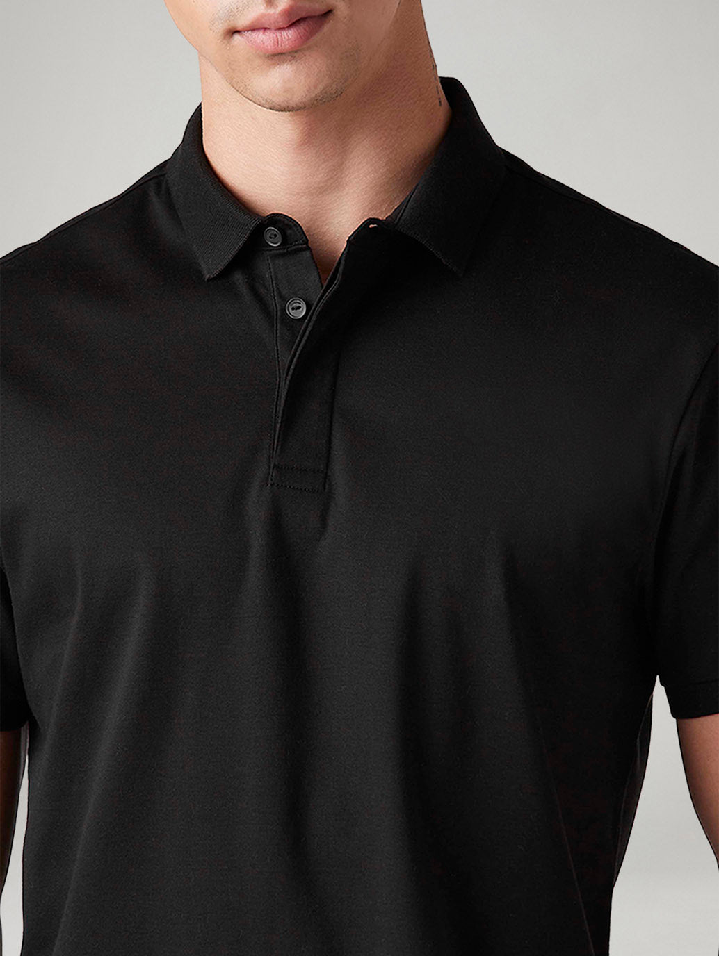 Men's Solid Slim Fit Polo T-Shirt - 20 View
