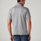 Men's Solid Slim Fit Polo T-Shirt - Back View
