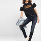 Women's 711 Blue Skinny Fit Mid Rise Jeans - 07324b10-b5d6-4a9f-98cc-c05eef9fea57 View