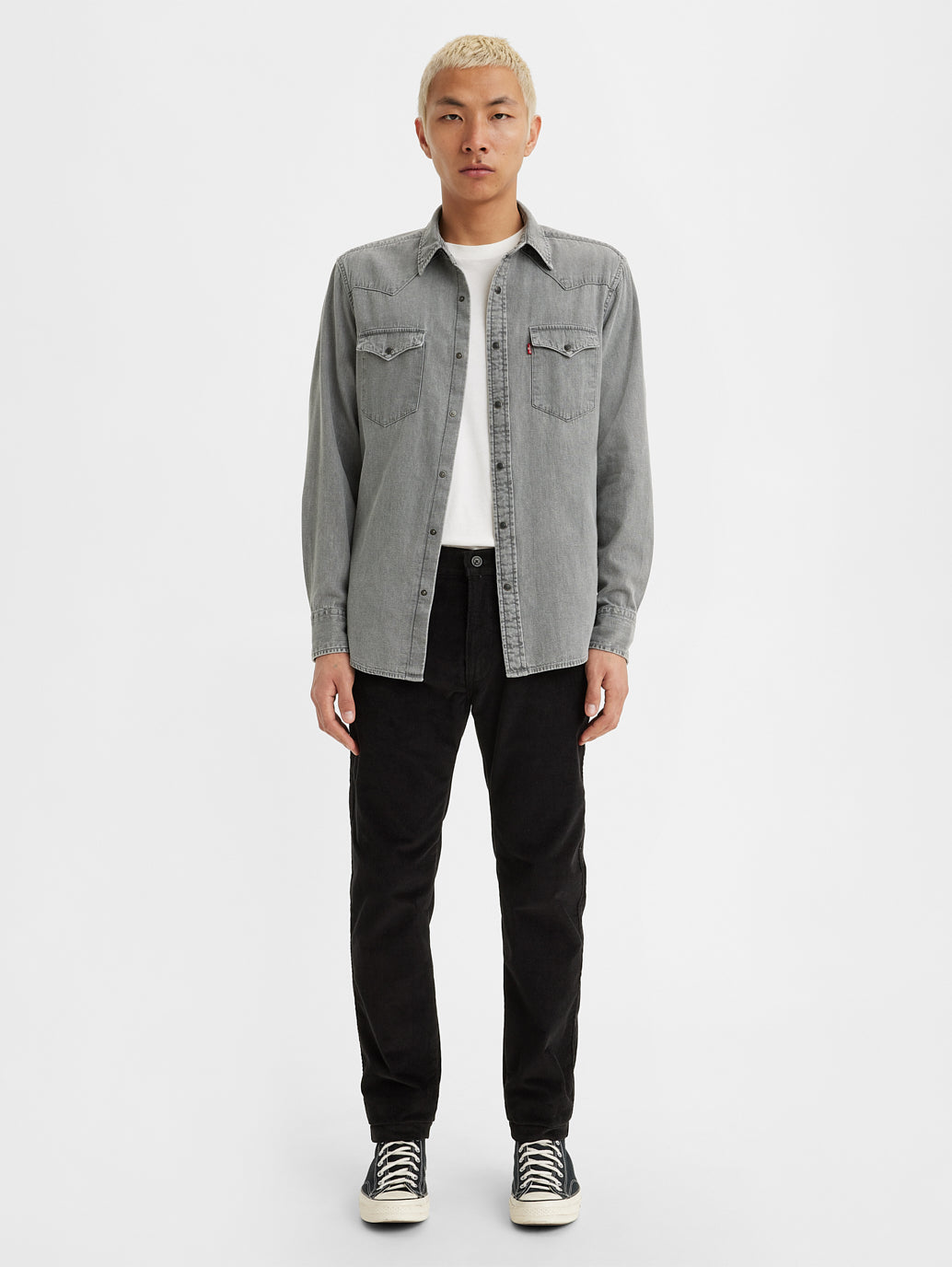 Men's Black Slim Fit Pant - Styleshot View