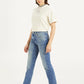 Women's 724 Blue Slim Straight Fit High Rise Jeans - 8553fc5a887a9d05b57be5d324142be5 View