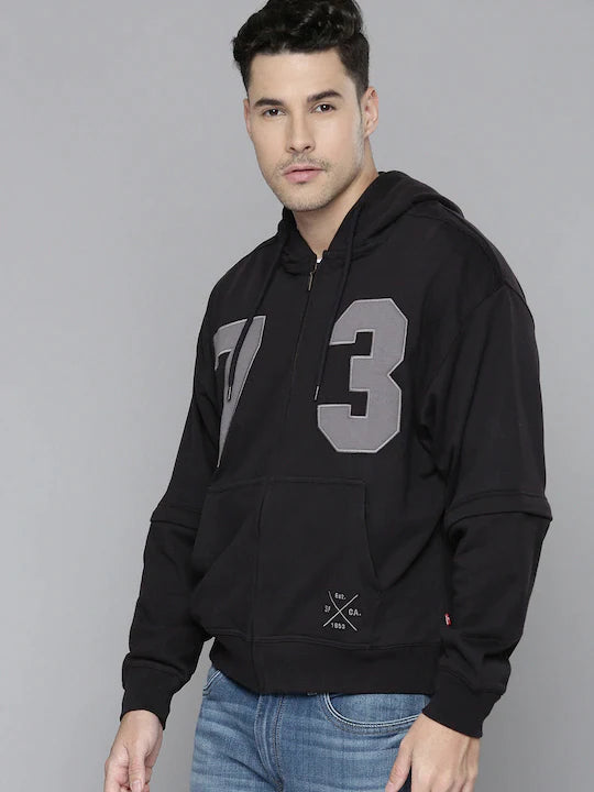 Men's Printed Hooded Sweatshirt - 91d520c4-760d-479b-9bc0-051c18900754 View