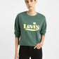 Women's Brand Logo Crew Neck Sweatshirt - a189da31-a031-4316-ba75-962e2a986862 View