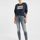 Women's Brand Logo Crew Neck Sweatshirt - 6dd70175-b14c-4660-adcb-c72884eb5f96 View