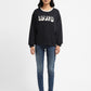 Women's Printed Crew Neck Sweatshirt - ModelFront View