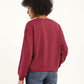 Women's Graphic Maroon Crew Neck Sweatshirt - a38b7273-3f54-48a0-b44a-6982708b72b8 View