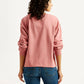 Women's Brand Logo Crew Neck Sweatshirt - Back View