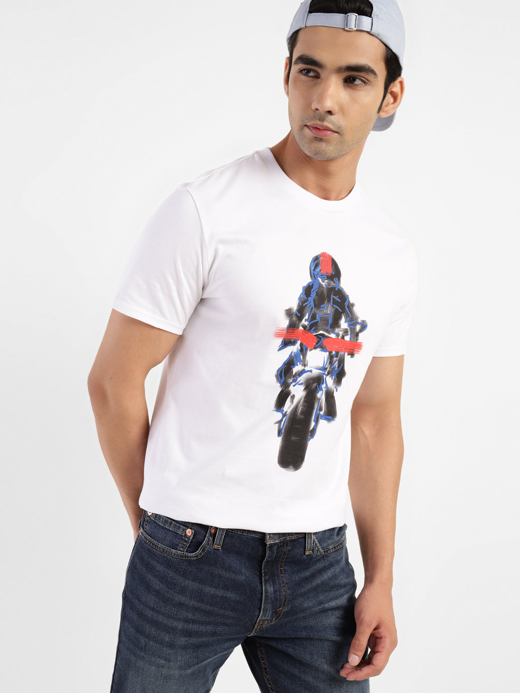 Men's Graphic Print Regular Fit T-shirt - d9e72417-158f-47ec-bb57-c5ffd5f42192 View