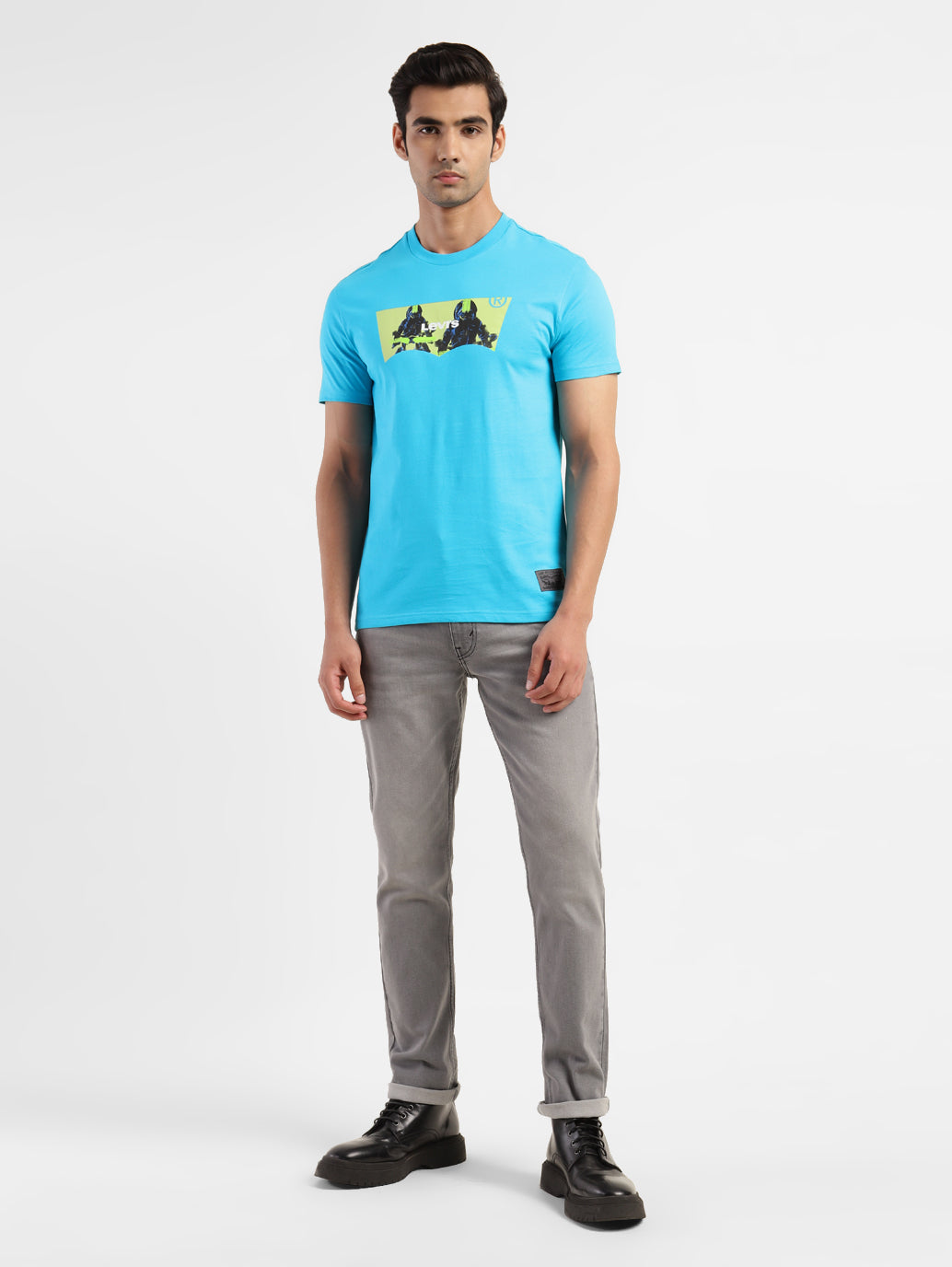 Men's Graphic Print Regular Fit T-shirt - 28b70a4f-e35c-474a-a144-d05625fa04b1 View