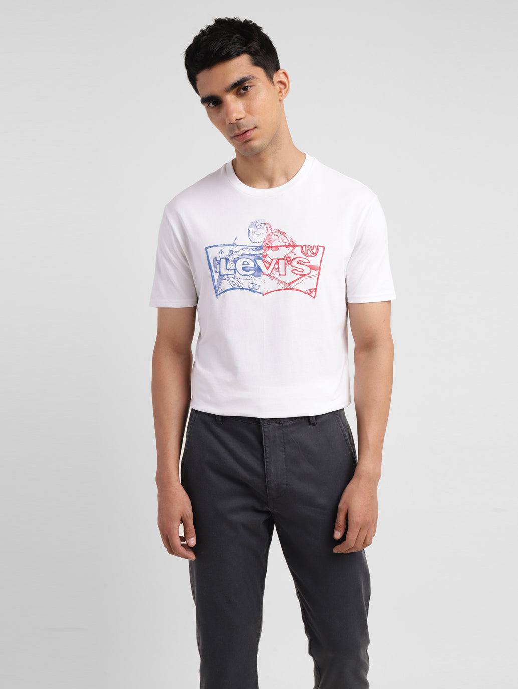 Men's Brand Logo Slim Fit T-shirt - b53bdc21-57f1-4879-a65c-573c25779112 View