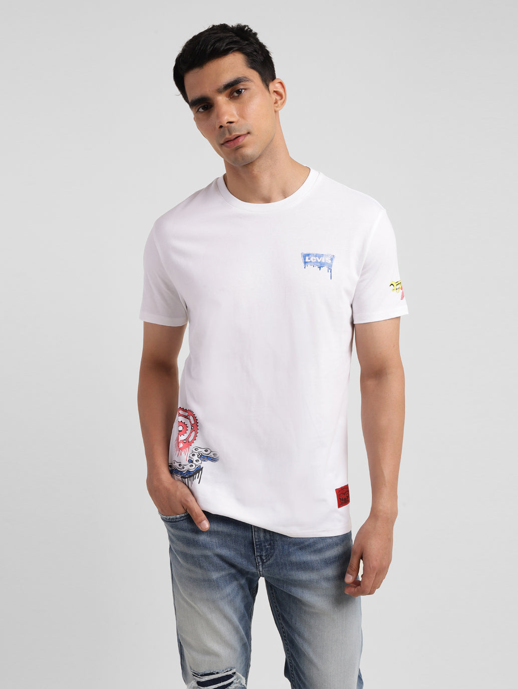 Men's Graphic Slim Fit T-shirt - 85d7b71e-1304-49bf-952d-53b3cc057eaf View