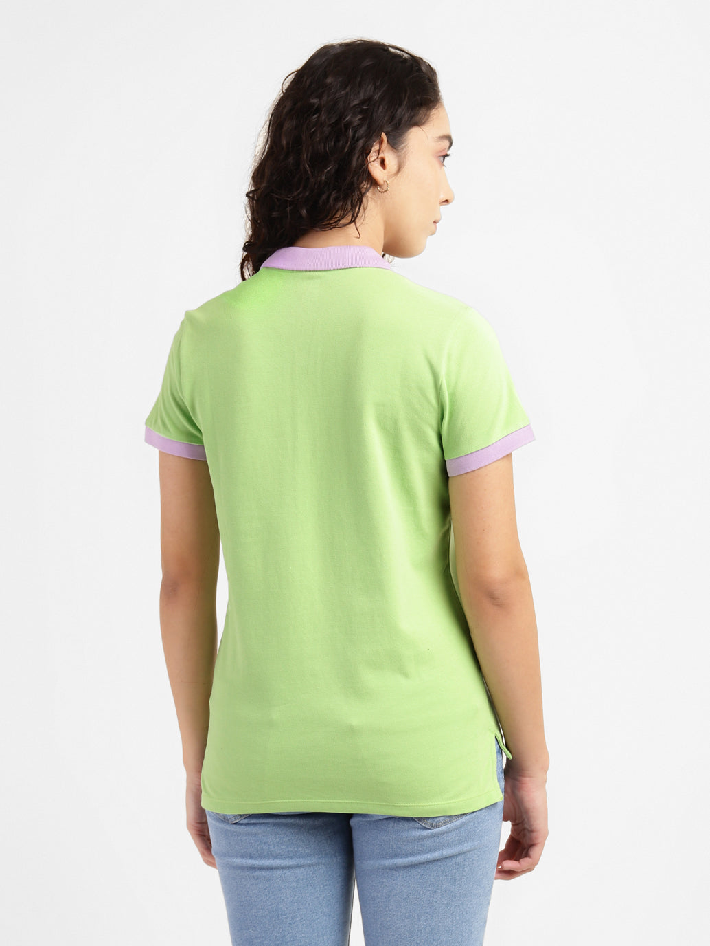 Women's Solid Polo T-shirt - cacdb5e6-3d5a-426b-a9db-d2975c35f10f View