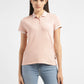 Women's Solid Polo T-shirt - ccf84856-2815-496c-a160-8bd0836f0ce3 View