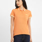 Women's Solid Polo T-shirt - 04bddac4-5494-495e-9fee-b7290e940347 View