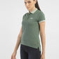 Women's Solid Polo T shirt - 966260af-38ee-40bb-b765-03d66dfa2391 View