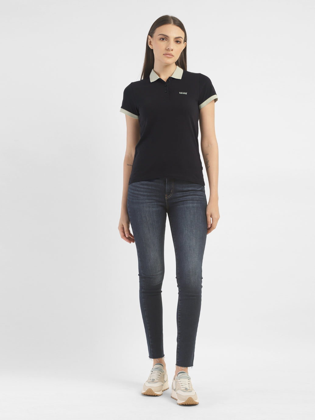 Women's Solid Polo T shirt - 0ed41c8b-a938-409b-9a37-135e211a13e9 View