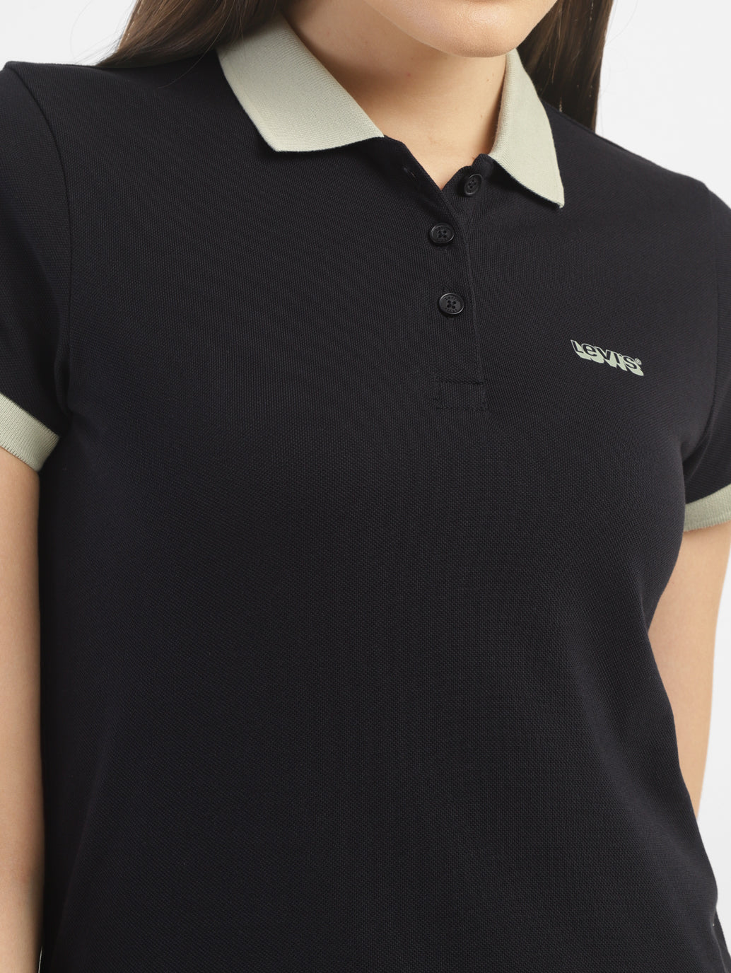 Women's Solid Polo T shirt - 8293d216-e6c0-42b4-bb30-cf0175ccd418 View