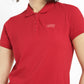 Women's Solid Polo T-shirt - Details View