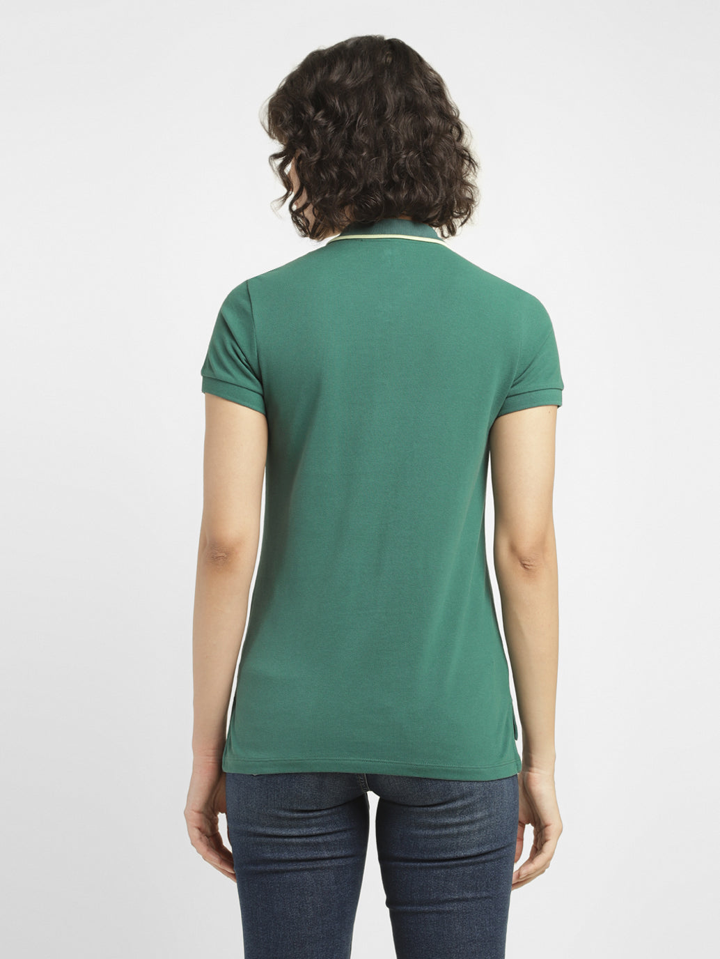 Women's Solid Polo T-shirt - d499ada0-abdf-49e8-a9cb-33352f32220a View