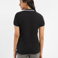 Women's Solid Polo T-shirt - 3917ce89-0bf2-4b51-a09f-fd7dfd81b1be View