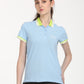 Women's Solid Polo T-Shirt - Front View