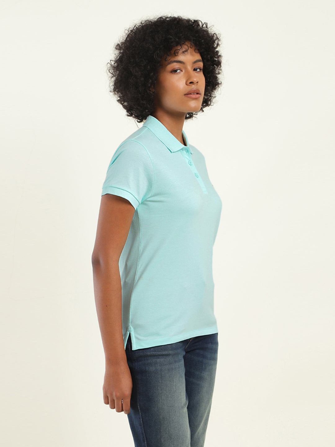 Women's Brand Logo Polo T-Shirt - dad4d50c-ceaa-4b26-b842-983538cfa806 View
