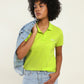 Women's Brand Logo Polo T-Shirt - Styleshot View