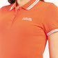 Women's Solid Polo T-Shirt - Detail View