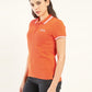 Women's Solid Polo T-Shirt - Side View