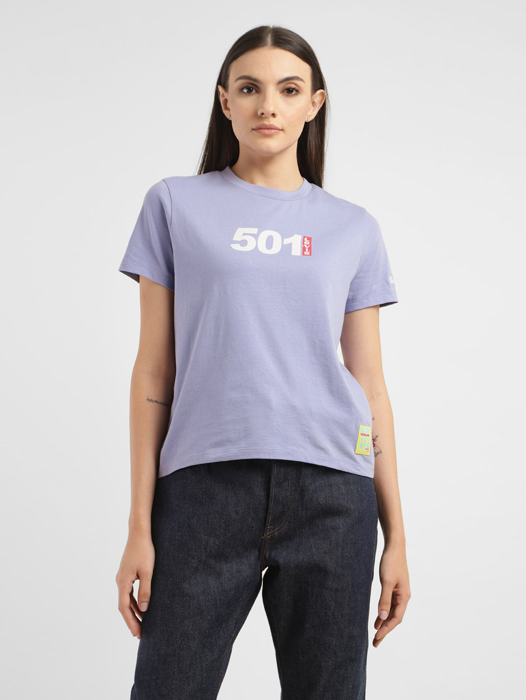 Women's Typography Crew Neck T-shirt - 5de71d0b-51d9-426f-b7eb-87125326a4fc View