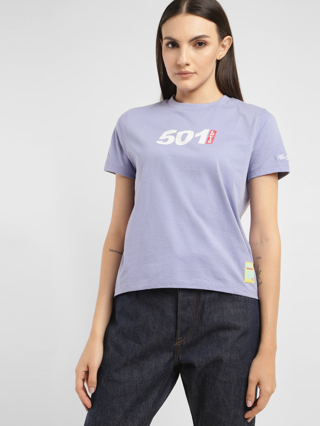 Women's Typography Crew Neck T-shirt - d987841e-264a-4684-9ebd-c822d7186c7a View