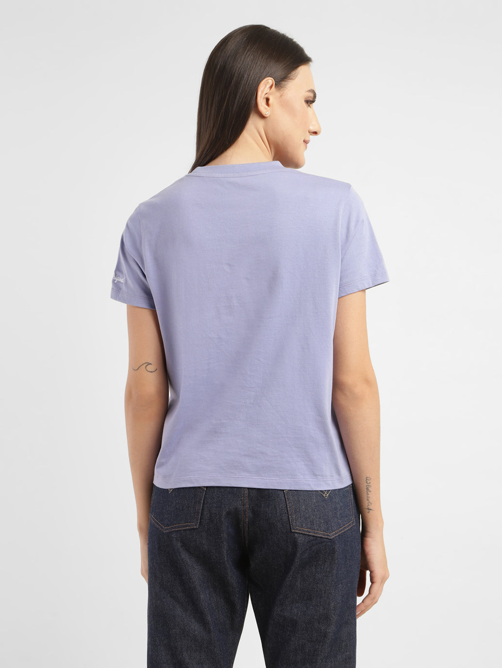 Women's Typography Crew Neck T-shirt - fac4e7f4-53a7-4be0-a409-6cf7f5950183 View