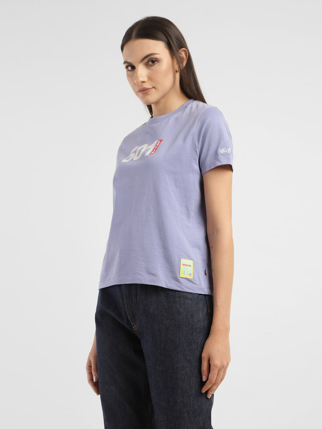Women's Typography Crew Neck T-shirt - c078322d-710b-421c-b5ed-051e522730bc View