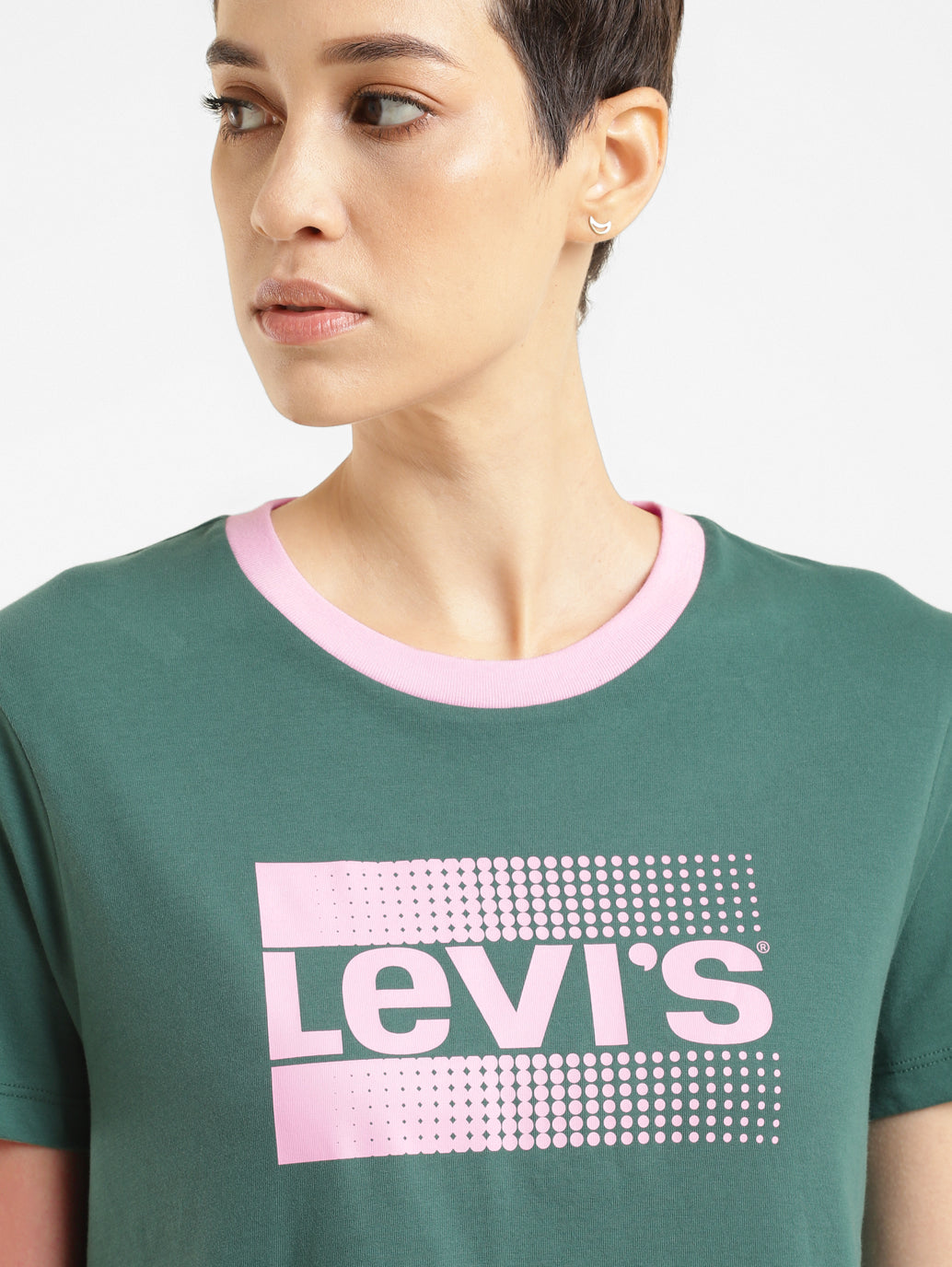 Women's Brand Logo Crew Neck T-shirt - 6822425a-6925-405f-b484-180abd7348fc View