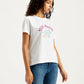 Women's Graphic Print Straight Fit T-Shirt - Side View