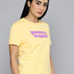 Women's Brand Logo Printed T-Shirt - 3 View
