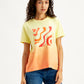 Women's Ombre Straight Fit T-Shirt - Front View