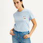 Women's Graphic Print Crew Neck Relaxed Fit T-Shirt - Styleshot View